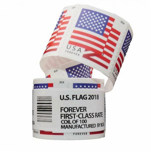 2018 U.S. Flag , 50 Rolls (5000 Pcs)