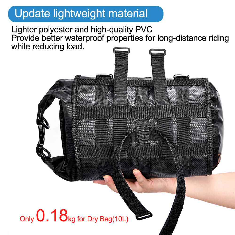 Waterproof Bike Bag Bikepacking Handlebar Bag Front Tube Cycling Bag 15L/20L MTB Frame Trunk Road Bicycle Accessories