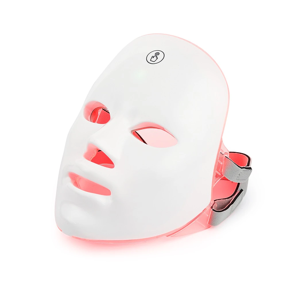 Minimalism 7 Colors LED Facial Mask Photon Therapy Anti-Acne Wrinkle Removal Skin Rejuvenation Face Skin Care Tools